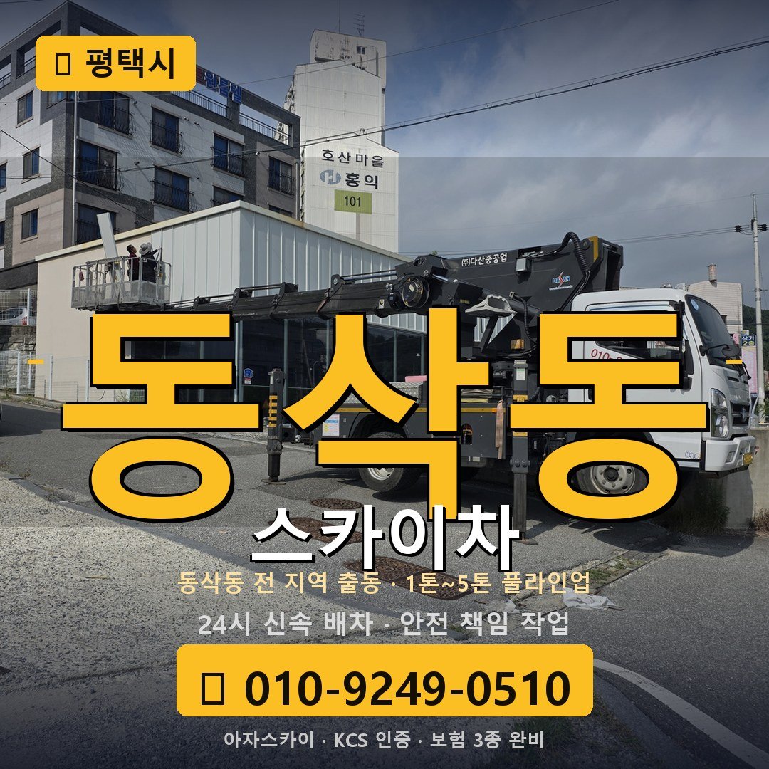 평택 동삭동 스카이차 - 아자스카이