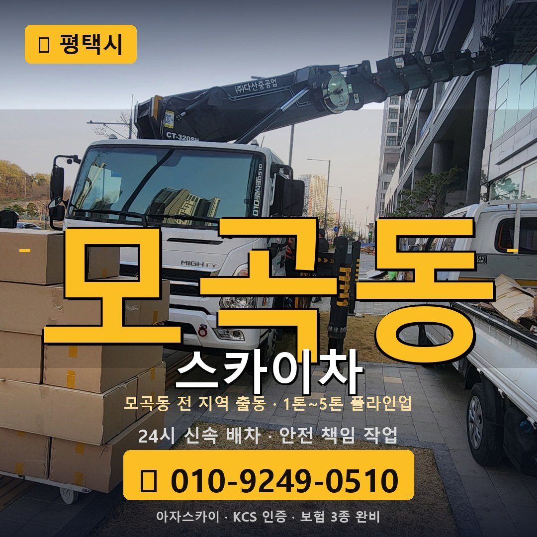 평택 모곡동 스카이차 - 아자스카이