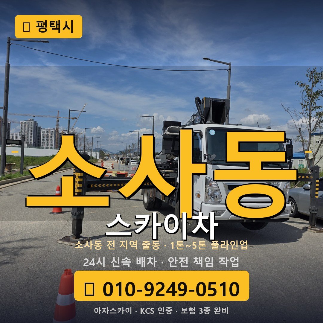 평택 소사동 스카이차 - 아자스카이
