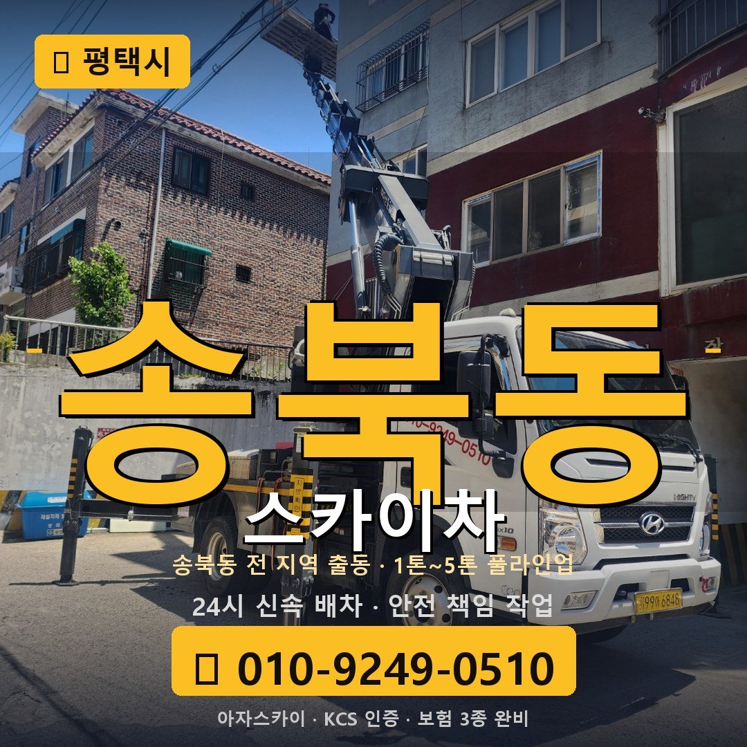 평택 송북동 스카이차 - 아자스카이