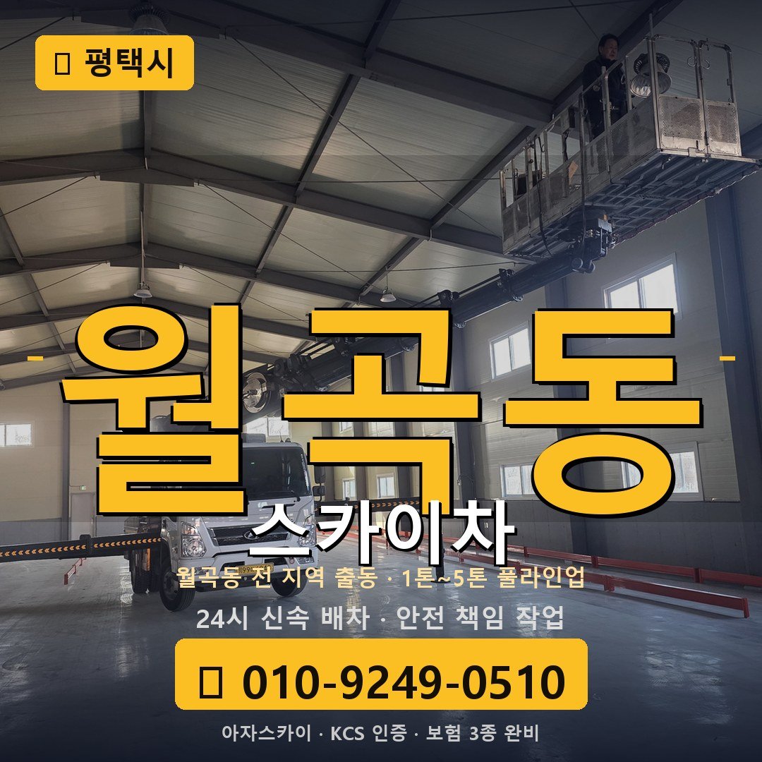 평택 월곡동 스카이차 - 아자스카이