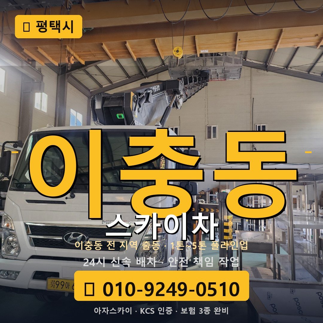 평택 이충동 스카이차 - 아자스카이