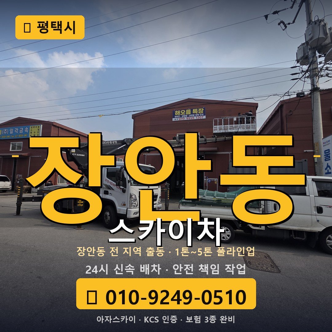 평택 장안동 스카이차 - 아자스카이