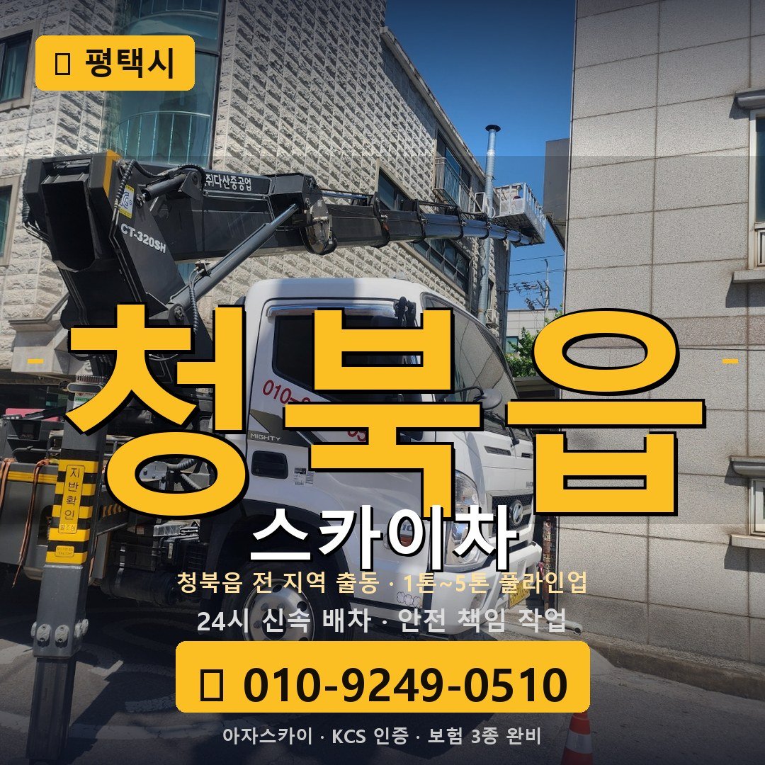 평택 청북읍 스카이차 - 아자스카이