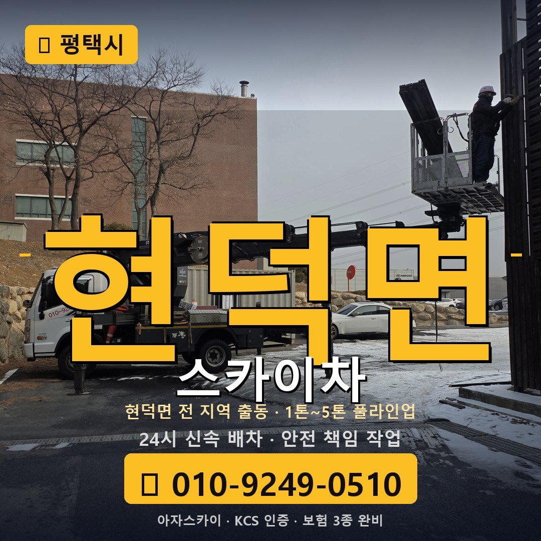 평택 현덕면 스카이차 - 아자스카이